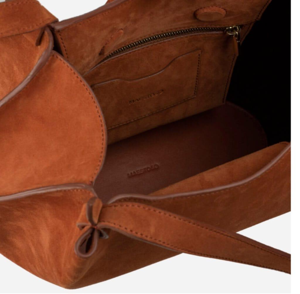 Sac à main en daim- design créateur - MAESTOSO