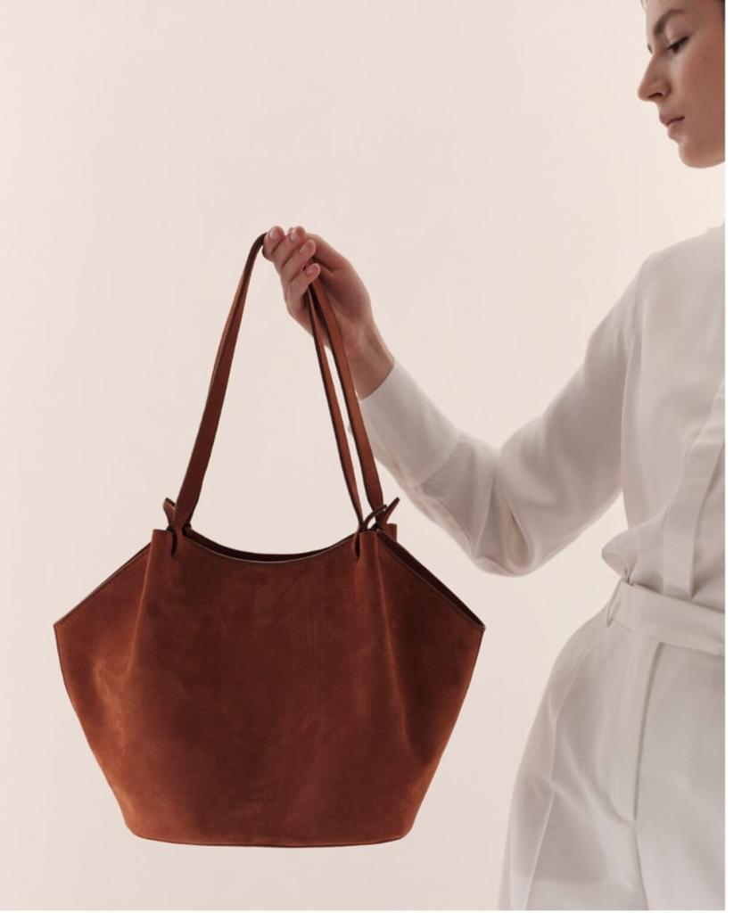 Sac à main en daim- design créateur - MAESTOSO